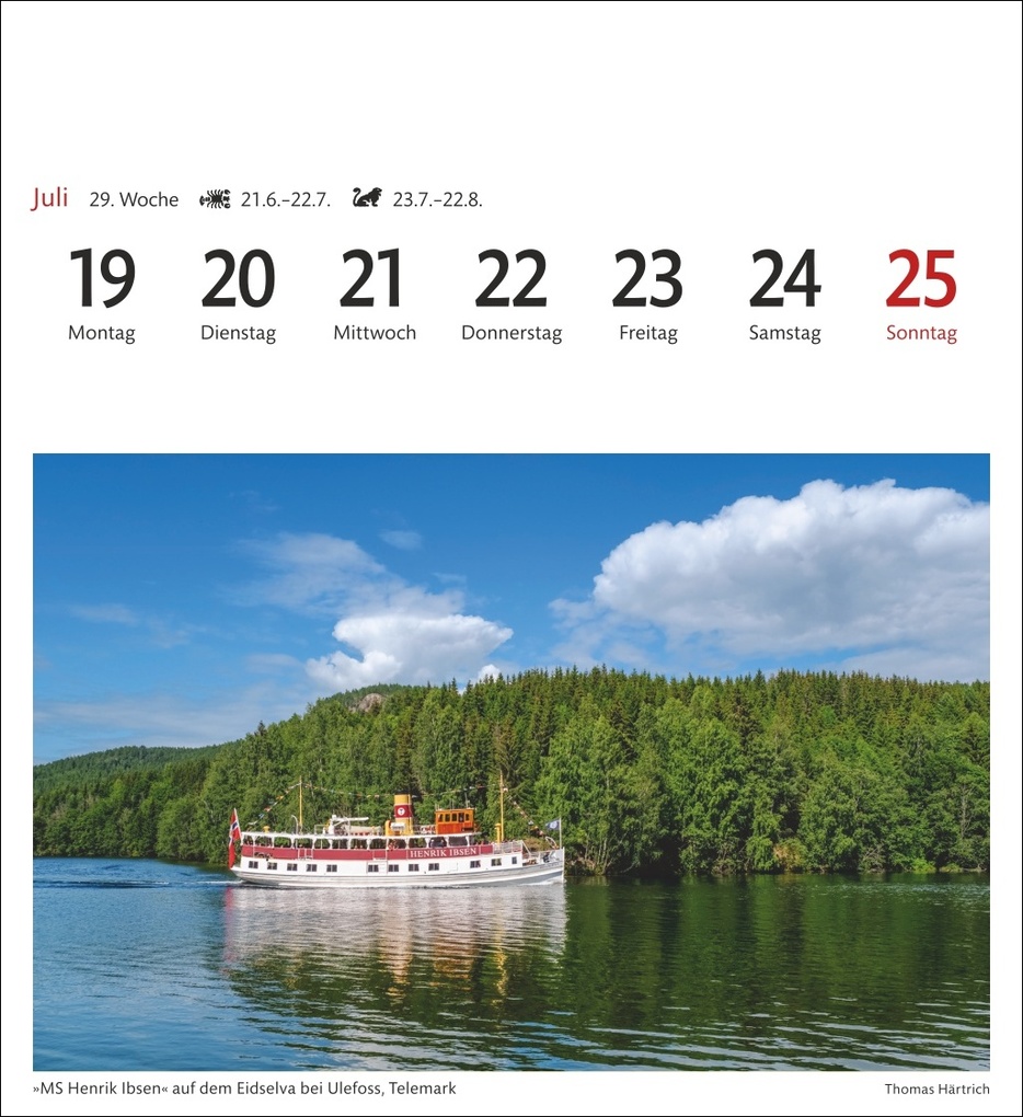 Weitere Ansicht: Norwegen Sehnsuchtskalender 2027 - Wochenkalender mit 53 Postkarten