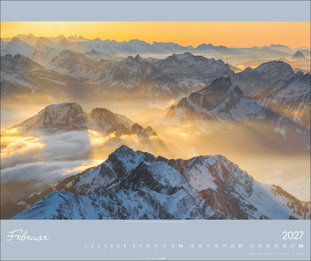 Weitere Ansicht: Alpen im Licht Kalender 2027