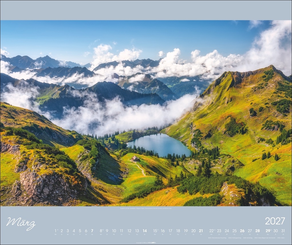 Weitere Ansicht: Alpen im Licht Kalender 2027