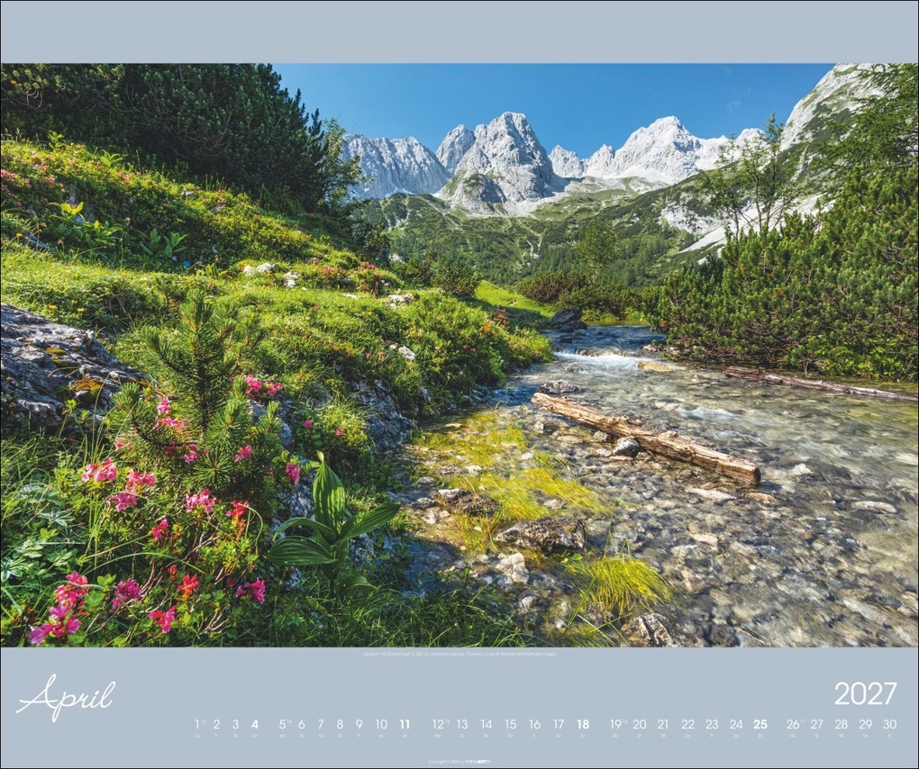 Weitere Ansicht: Alpen im Licht Kalender 2027