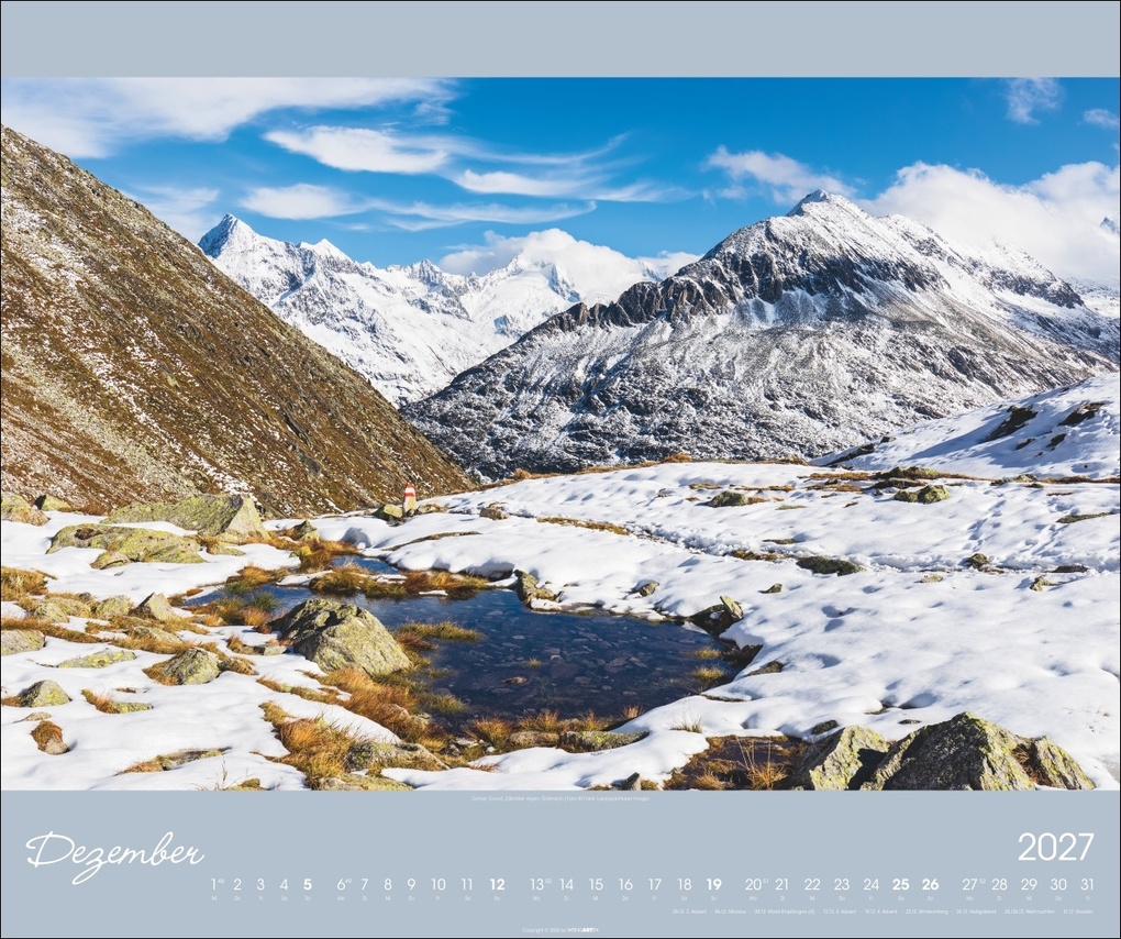 Weitere Ansicht: Alpen im Licht Kalender 2027