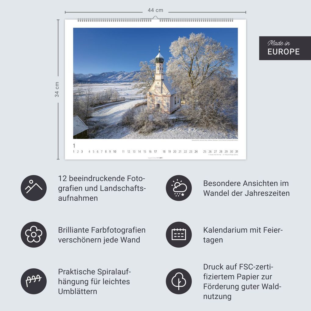 Weitere Ansicht: Bayern Kalender 2027