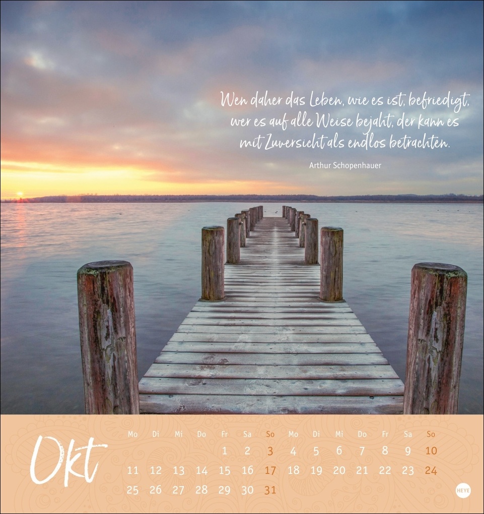 Weitere Ansicht: Augenblicke voller Zuversicht Postkartenkalender 2027