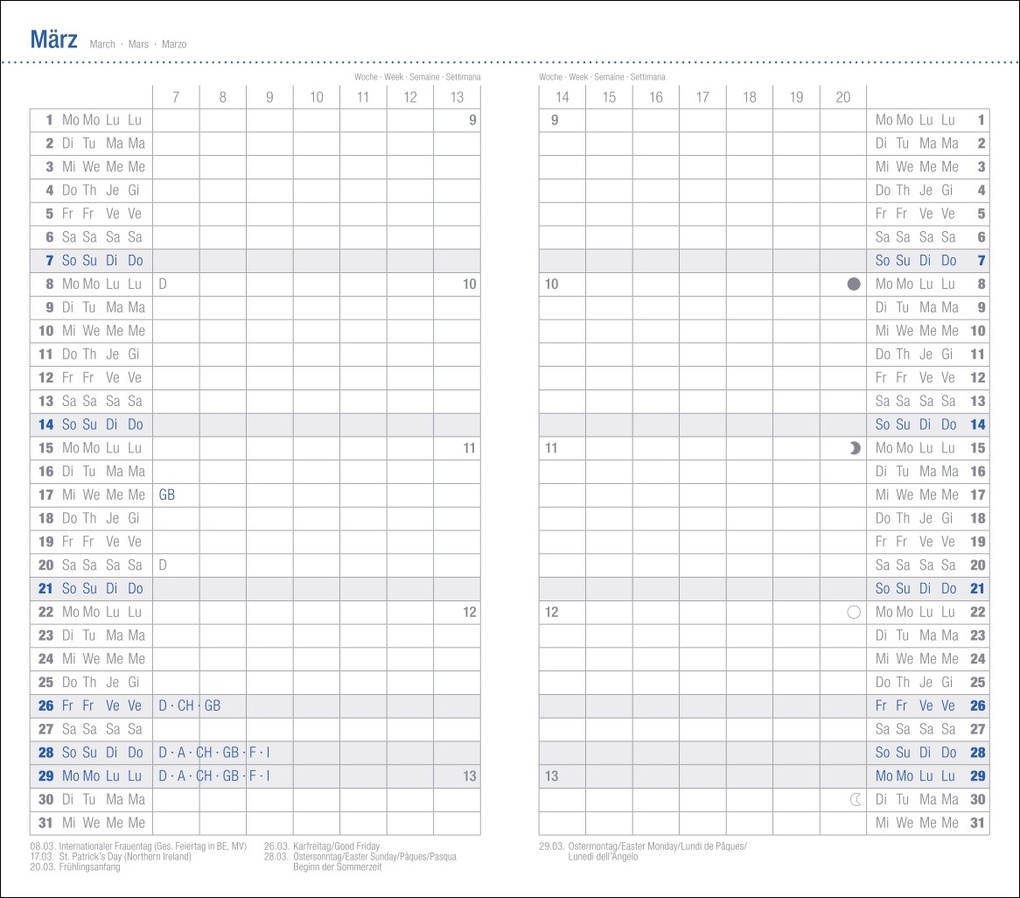 Weitere Ansicht: Monats-Taschenkalender, schwarz 2027
