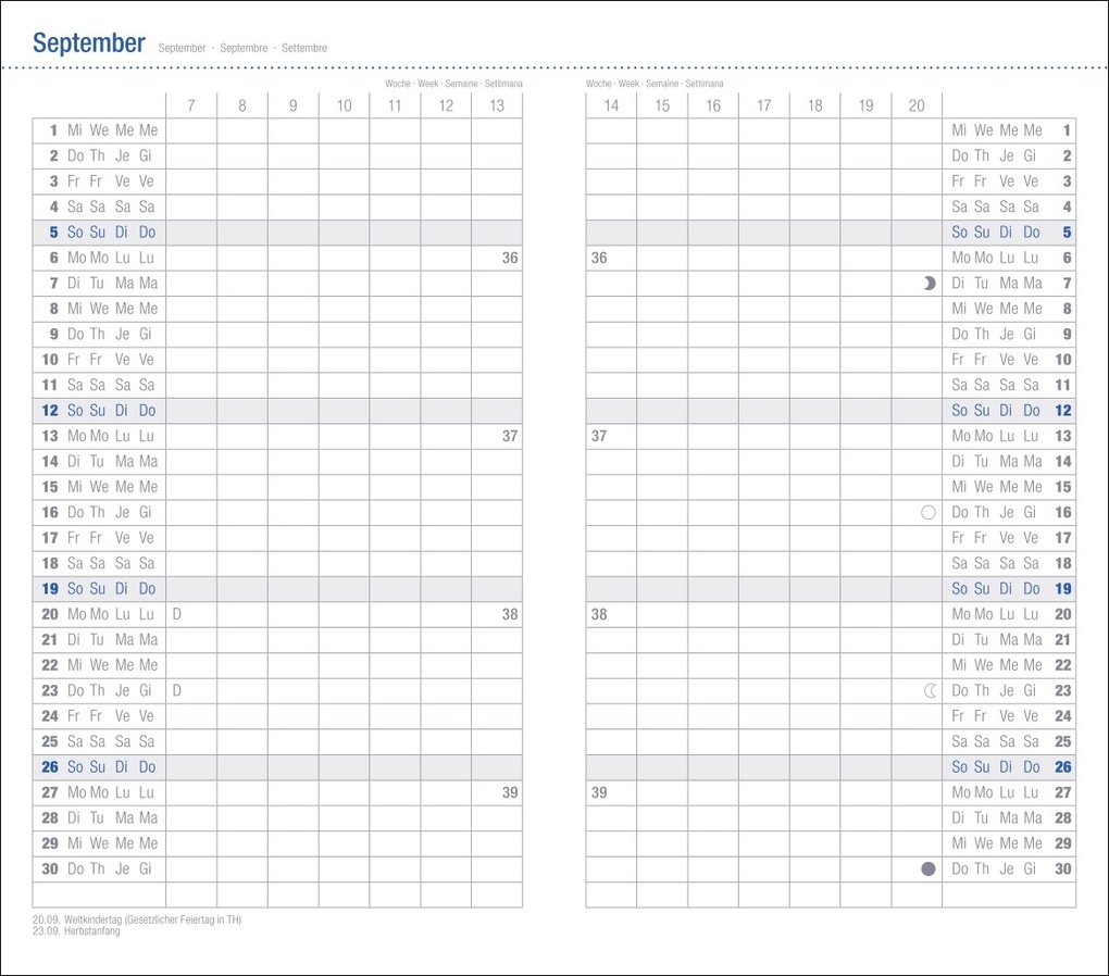 Weitere Ansicht: Monats-Taschenkalender, schwarz 2027