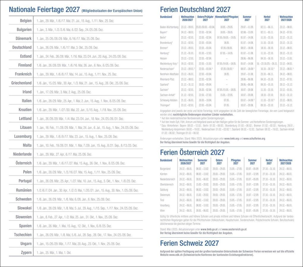 Weitere Ansicht: Monats-Taschenkalender, schwarz 2027