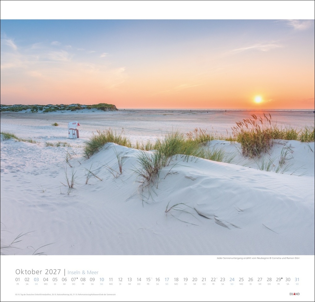 Weitere Ansicht: Inseln und Meer Edition Kalender 2027