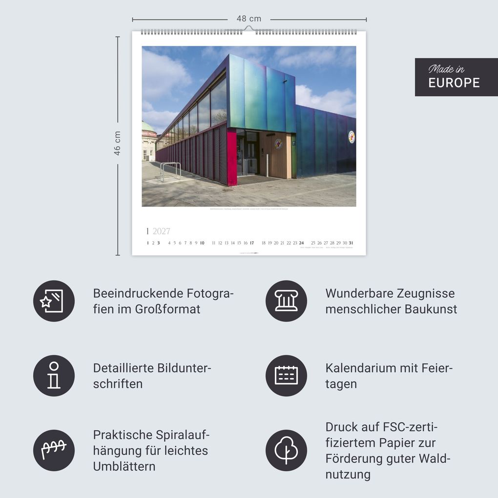 Weitere Ansicht: Moderne Architektur Kalender 2027