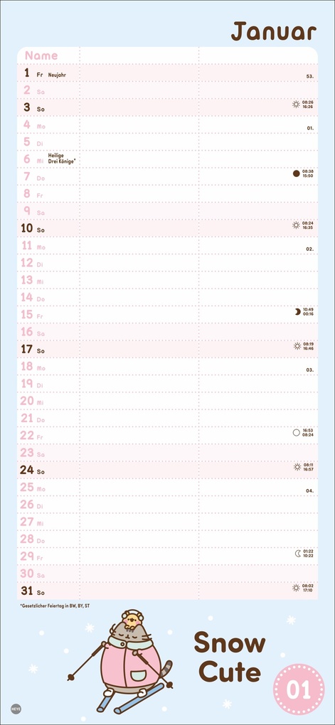 Weitere Ansicht: Pusheen Planer für zwei 2027