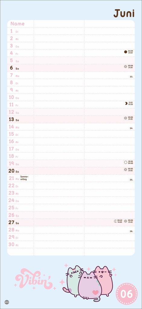 Weitere Ansicht: Pusheen Planer für zwei 2027