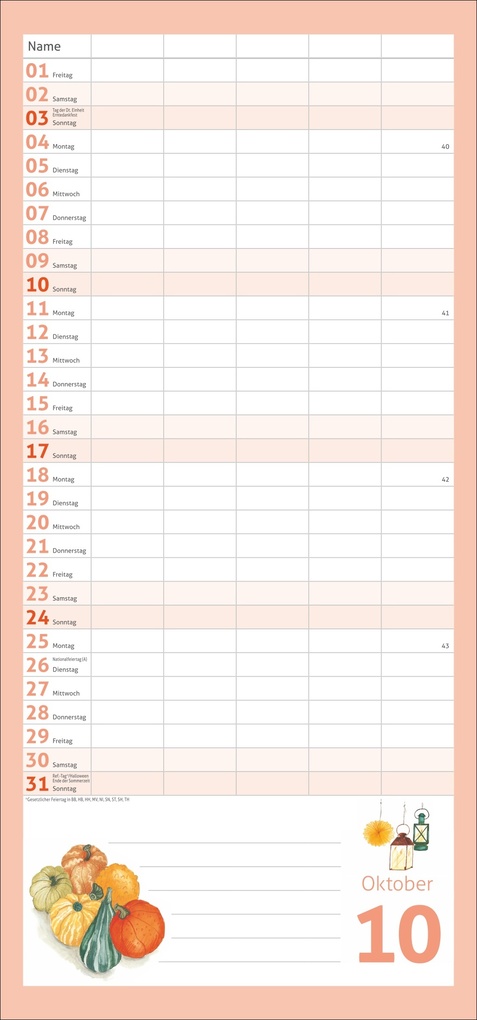 Weitere Ansicht: times&more Schaffner Familienplaner 2027
