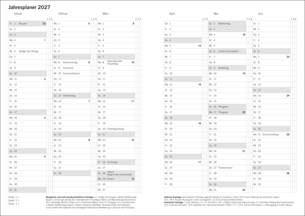 Weitere Ansicht: Terminer A5, Leinen sand 2027