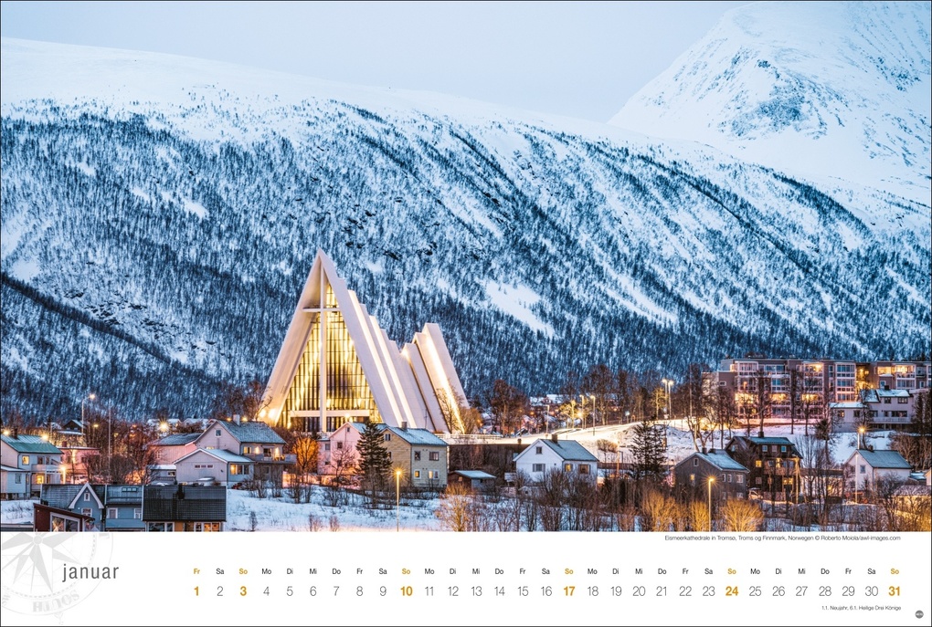 Weitere Ansicht: Hurtigruten Globetrotter Kalender 2027 - Von unberührten Fjorden und stillen Bergen