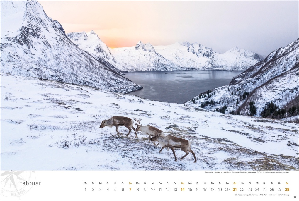 Weitere Ansicht: Hurtigruten Globetrotter Kalender 2027 - Von unberührten Fjorden und stillen Bergen