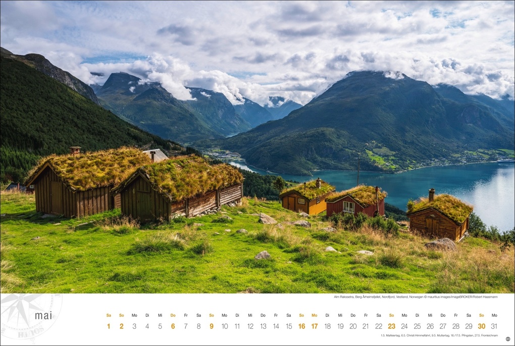 Weitere Ansicht: Hurtigruten Globetrotter Kalender 2027 - Von unberührten Fjorden und stillen Bergen