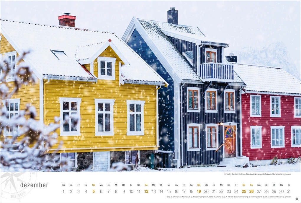 Weitere Ansicht: Hurtigruten Globetrotter Kalender 2027 - Von unberührten Fjorden und stillen Bergen