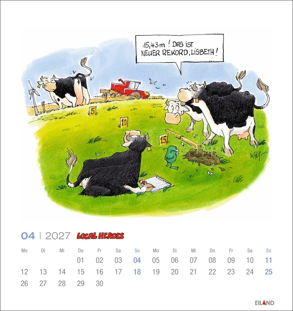 Weitere Ansicht: Local Heroes Postkartenkalender 2027 - Vom Leben hinterm Deich | Kim Schmidt