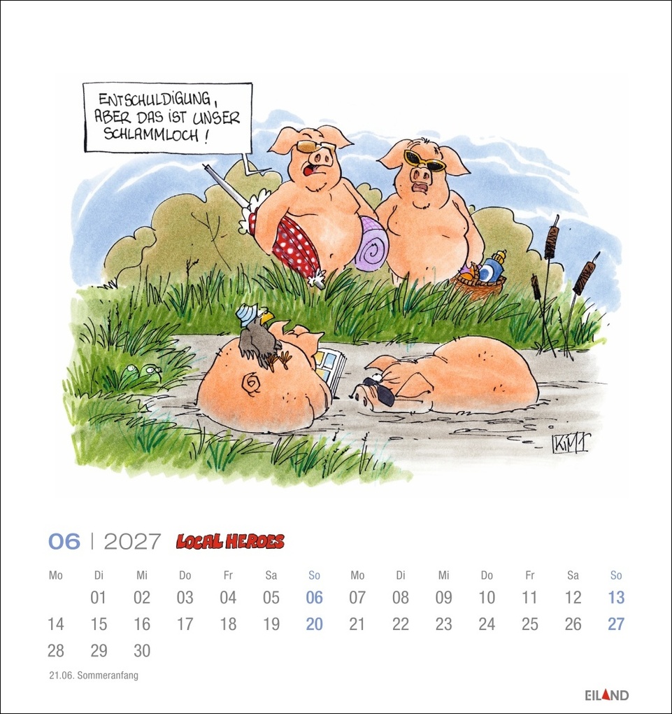 Weitere Ansicht: Local Heroes Postkartenkalender 2027 - Vom Leben hinterm Deich | Kim Schmidt