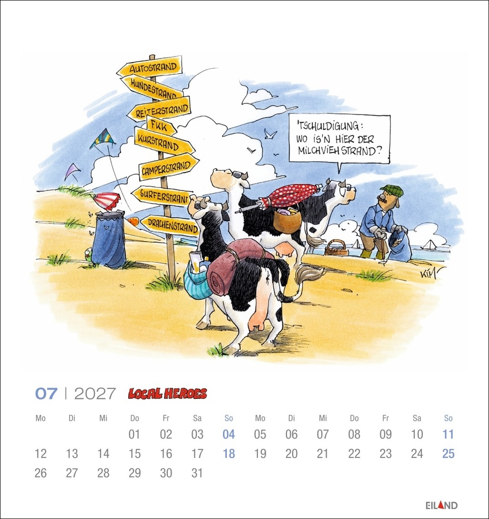 Weitere Ansicht: Local Heroes Postkartenkalender 2027 - Vom Leben hinterm Deich | Kim Schmidt