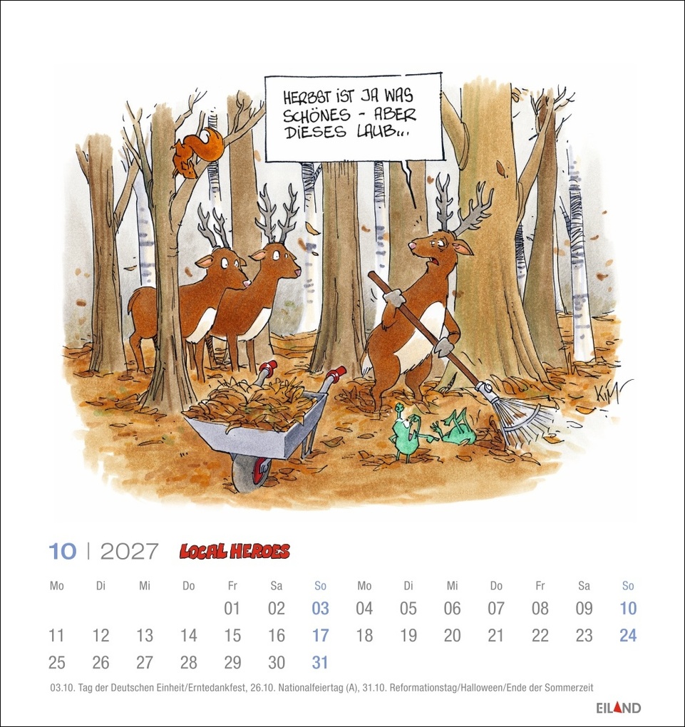 Weitere Ansicht: Local Heroes Postkartenkalender 2027 - Vom Leben hinterm Deich | Kim Schmidt