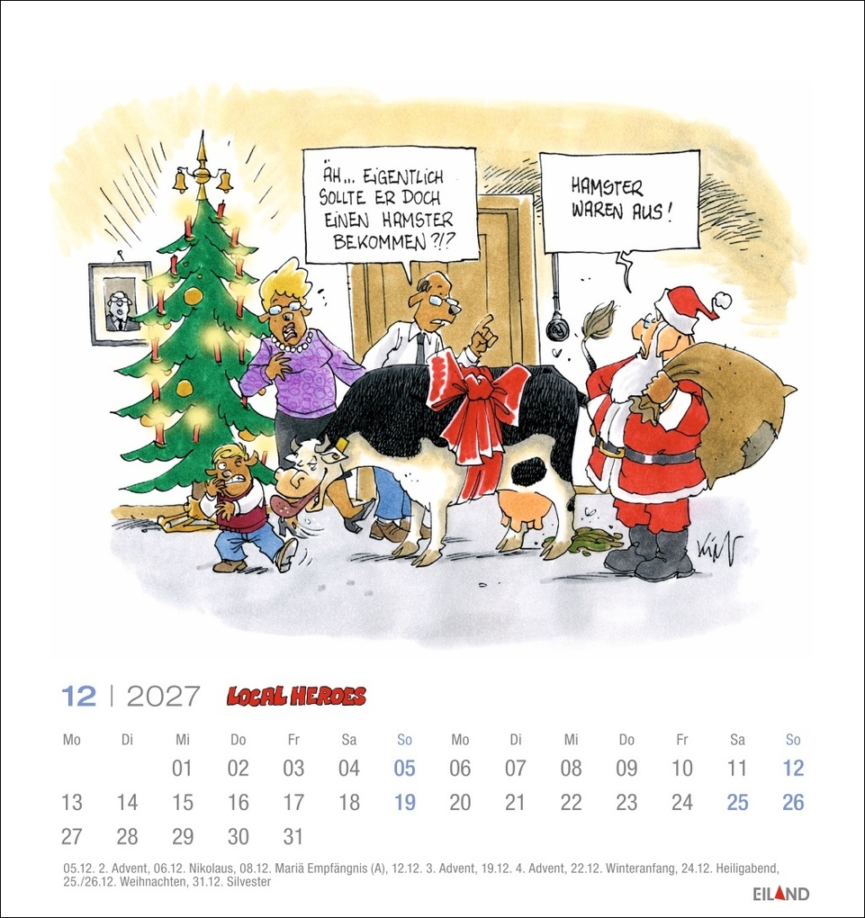 Weitere Ansicht: Local Heroes Postkartenkalender 2027 - Vom Leben hinterm Deich | Kim Schmidt