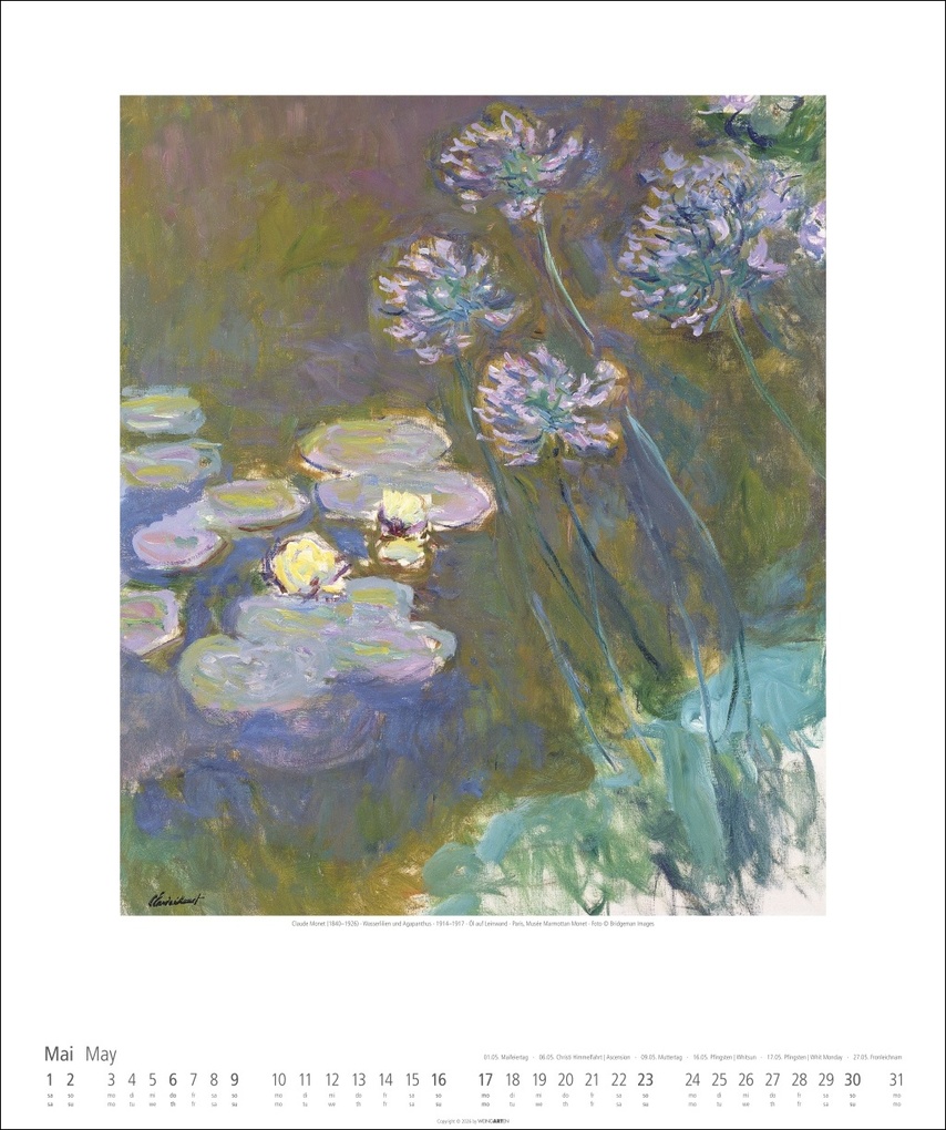 Weitere Ansicht: Claude Monet Kalender 2027 | Claude Monet