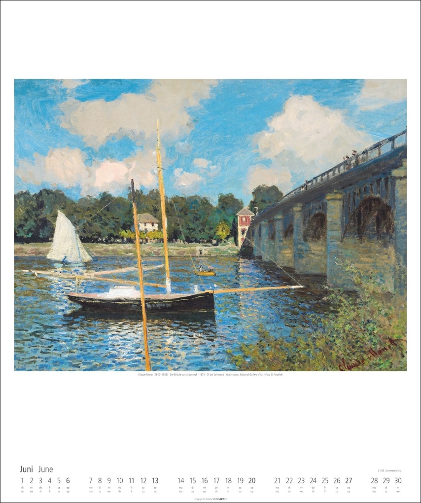 Weitere Ansicht: Claude Monet Kalender 2027 | Claude Monet