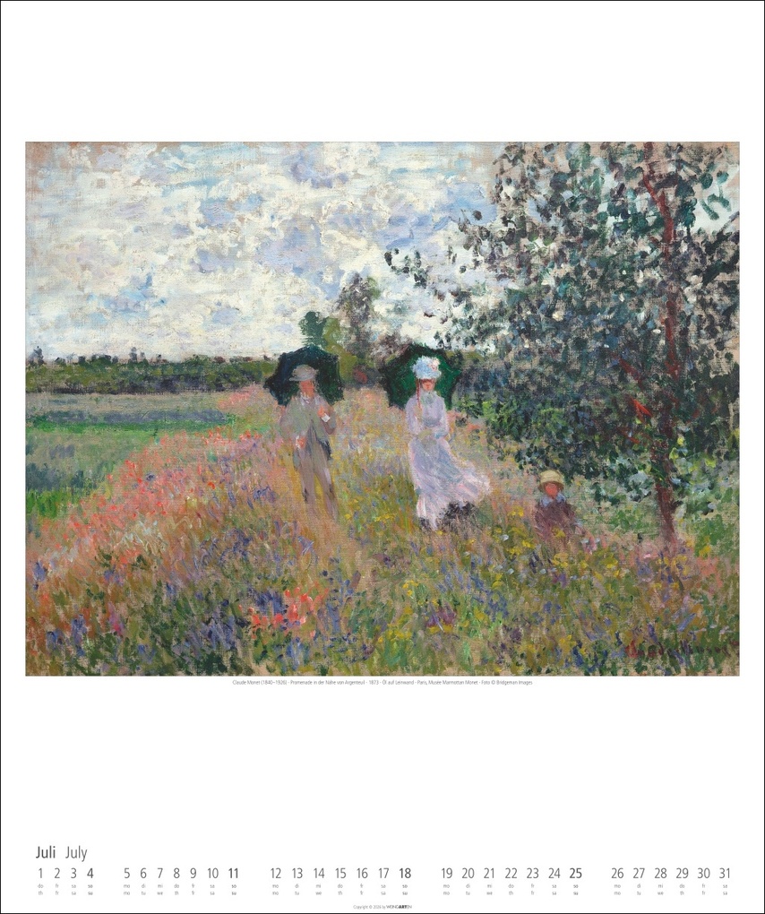 Weitere Ansicht: Claude Monet Kalender 2027 | Claude Monet
