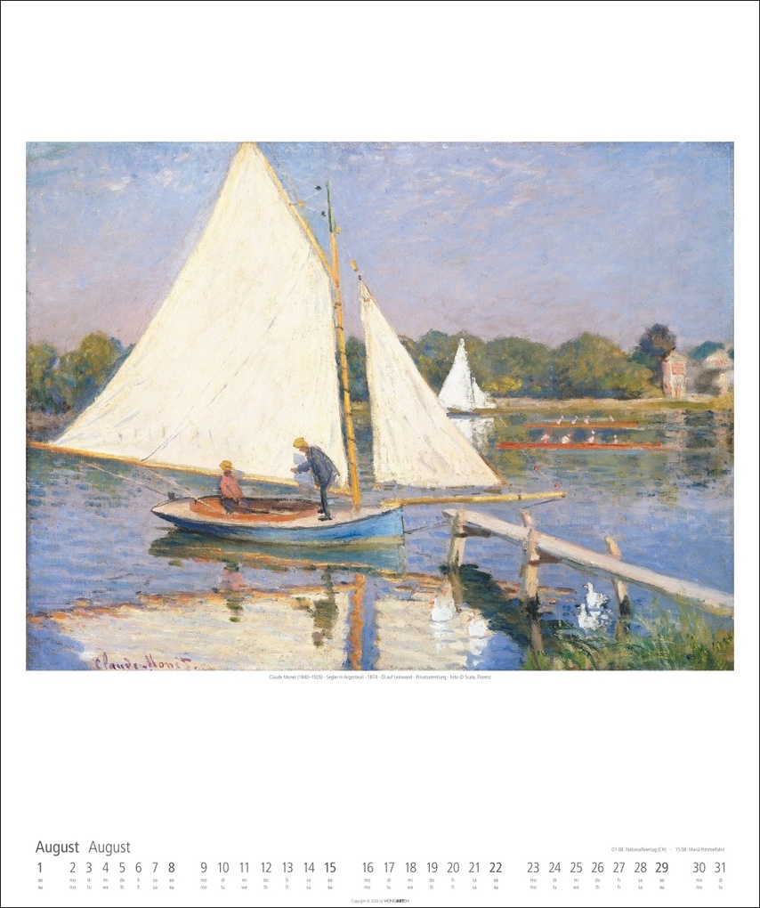 Weitere Ansicht: Claude Monet Kalender 2027 | Claude Monet