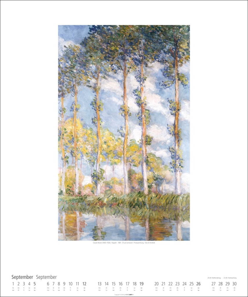 Weitere Ansicht: Claude Monet Kalender 2027 | Claude Monet