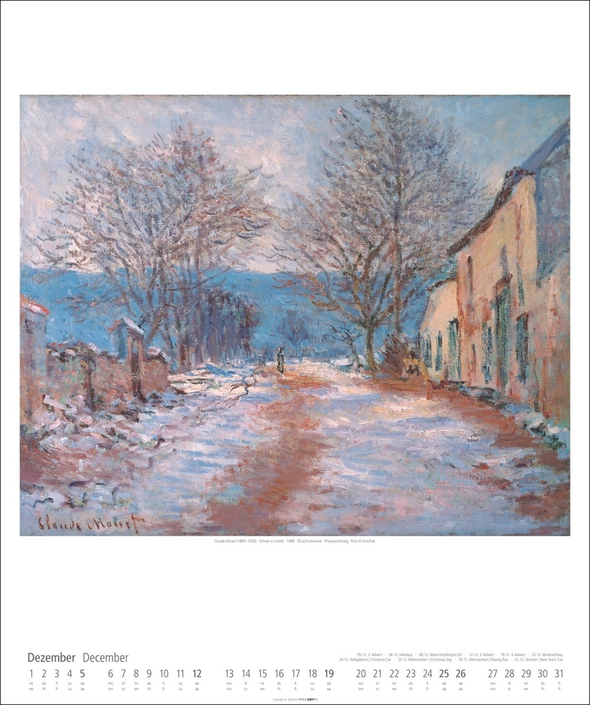 Weitere Ansicht: Claude Monet Kalender 2027 | Claude Monet