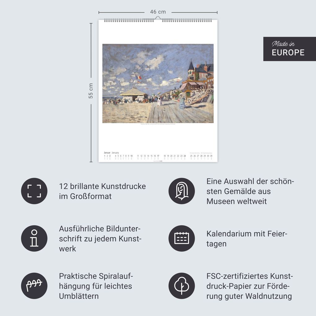 Weitere Ansicht: Claude Monet Kalender 2027 | Claude Monet