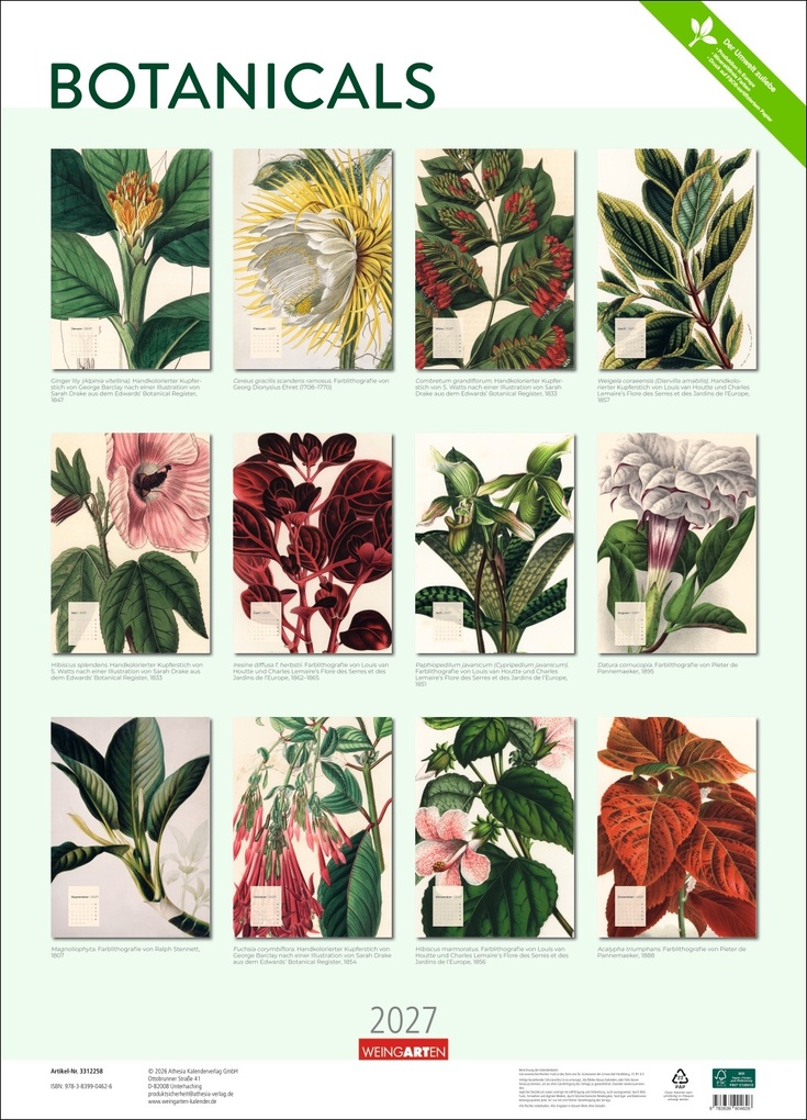 Weitere Ansicht: Botanicals Kalender 2027
