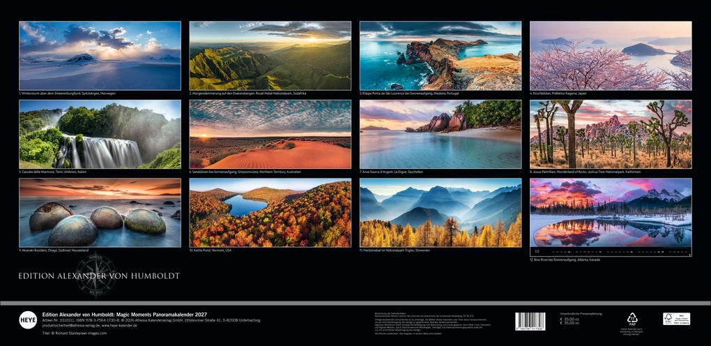 Weitere Ansicht: Magic Moments Panoramakalender 2027