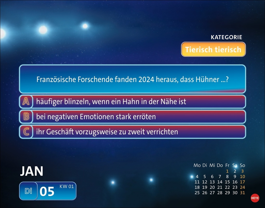 Weitere Ansicht: Wer weiß denn sowas? Tagesabreißkalender 2027