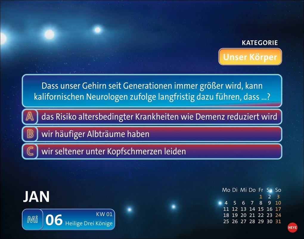 Weitere Ansicht: Wer weiß denn sowas? Tagesabreißkalender 2027