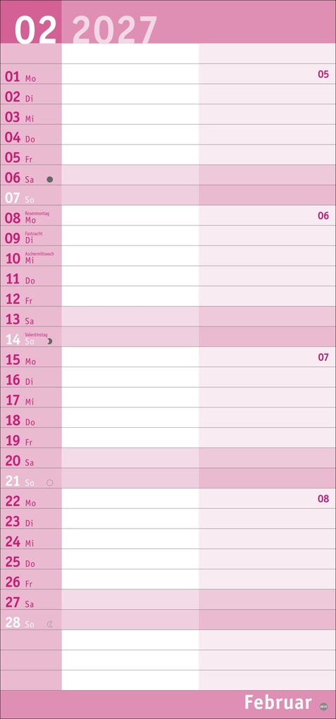 Weitere Ansicht: Basic Planer für mich 2027