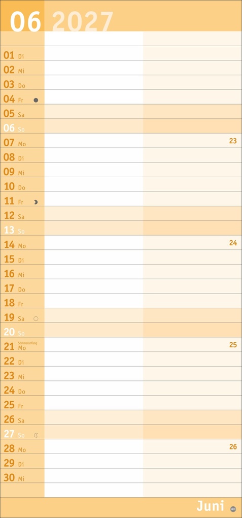 Weitere Ansicht: Basic Planer für mich 2027