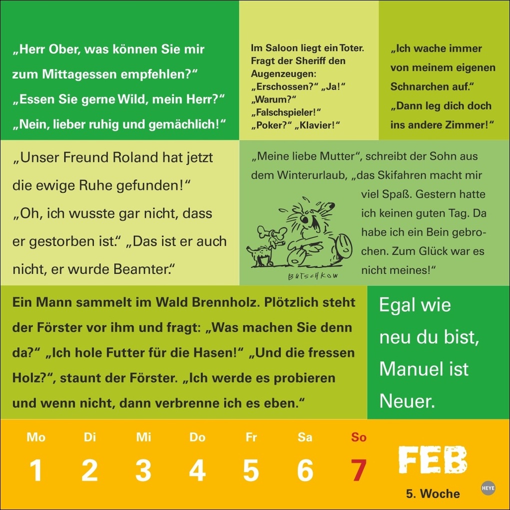 Weitere Ansicht: Witze fürs Klo Kalender 2027