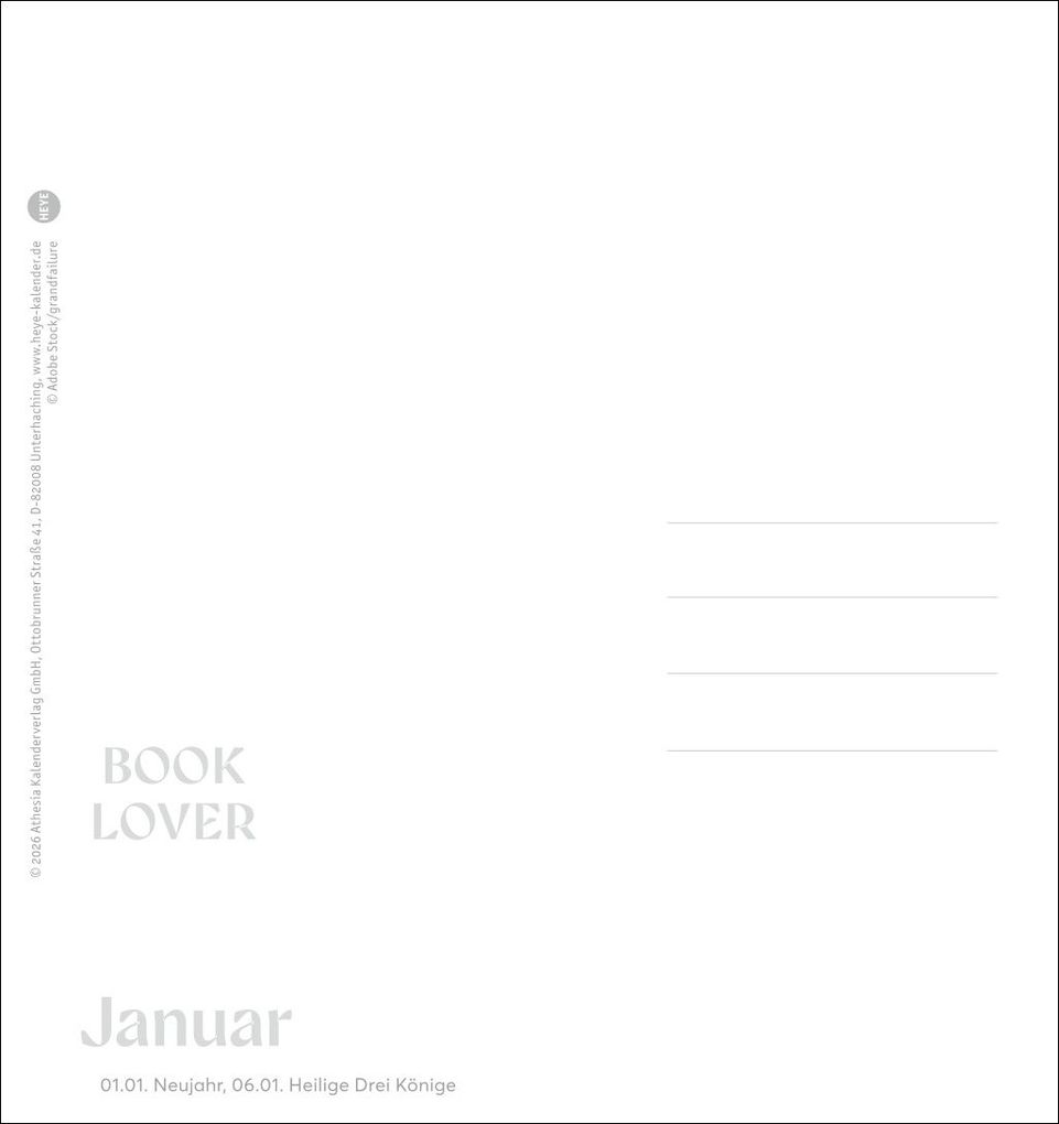 Weitere Ansicht: Book Lover Postkartenkalender 2027 - Postkarten für Buchverliebte