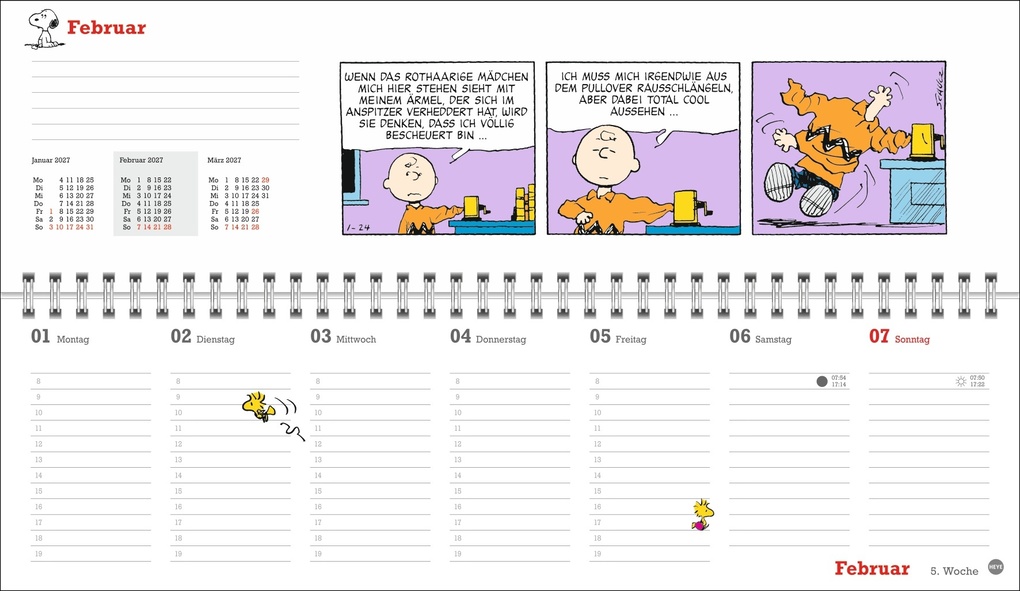 Weitere Ansicht: Peanuts Wochenquerplaner 2027