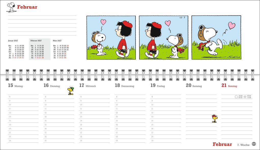Weitere Ansicht: Peanuts Wochenquerplaner 2027
