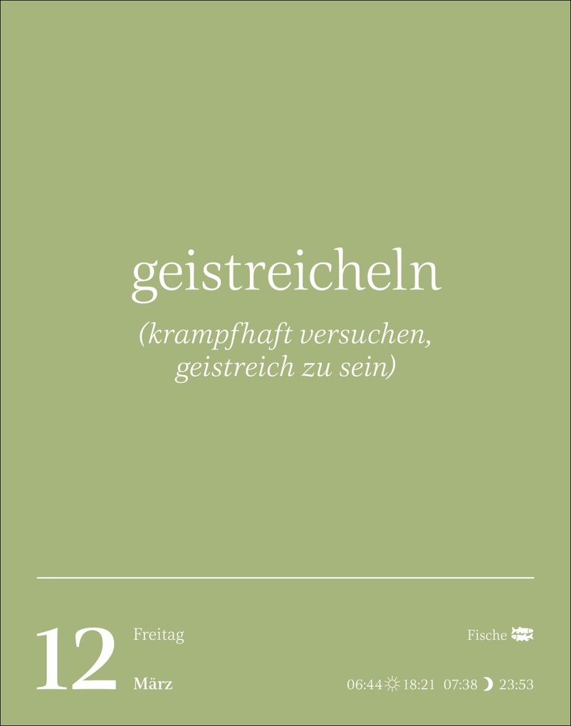 Weitere Ansicht: Duden Vergessene Wortschätze Tagesabreißkalender 2027 | Maik Goth
