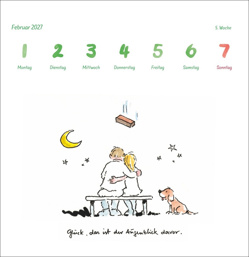 Weitere Ansicht: Helme Heine: Philosophisches Premium-Postkartenkalender 2027 | Helme Heine
