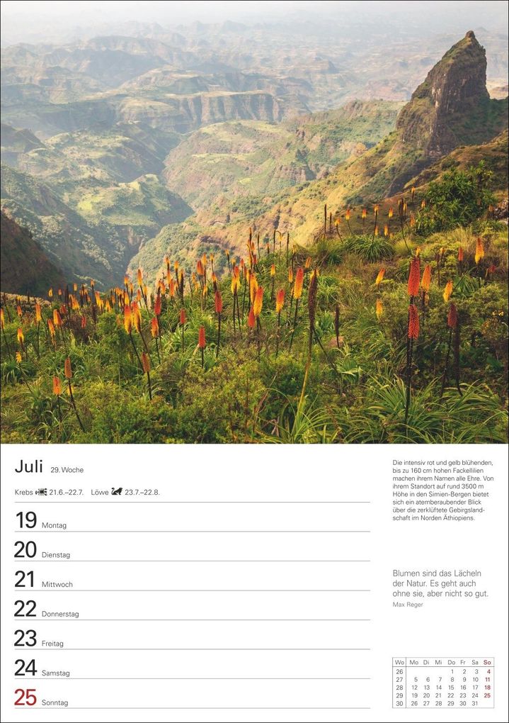 Weitere Ansicht: Naturschätze Afrikas Wochenplaner 2027 - Eine Reise in 53 Bildern | Ulrike Issel