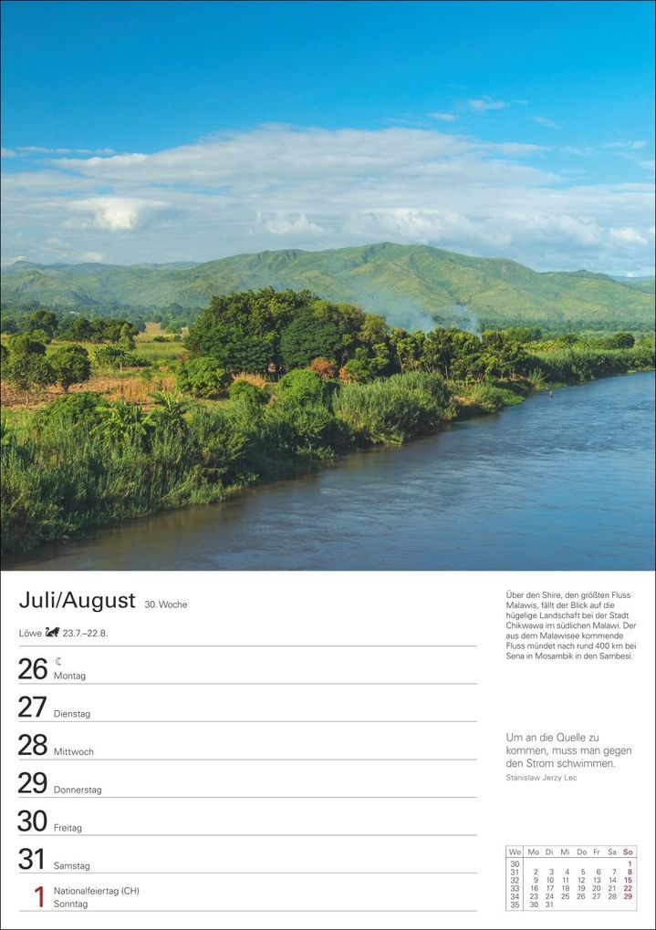 Weitere Ansicht: Naturschätze Afrikas Wochenplaner 2027 - Eine Reise in 53 Bildern | Ulrike Issel