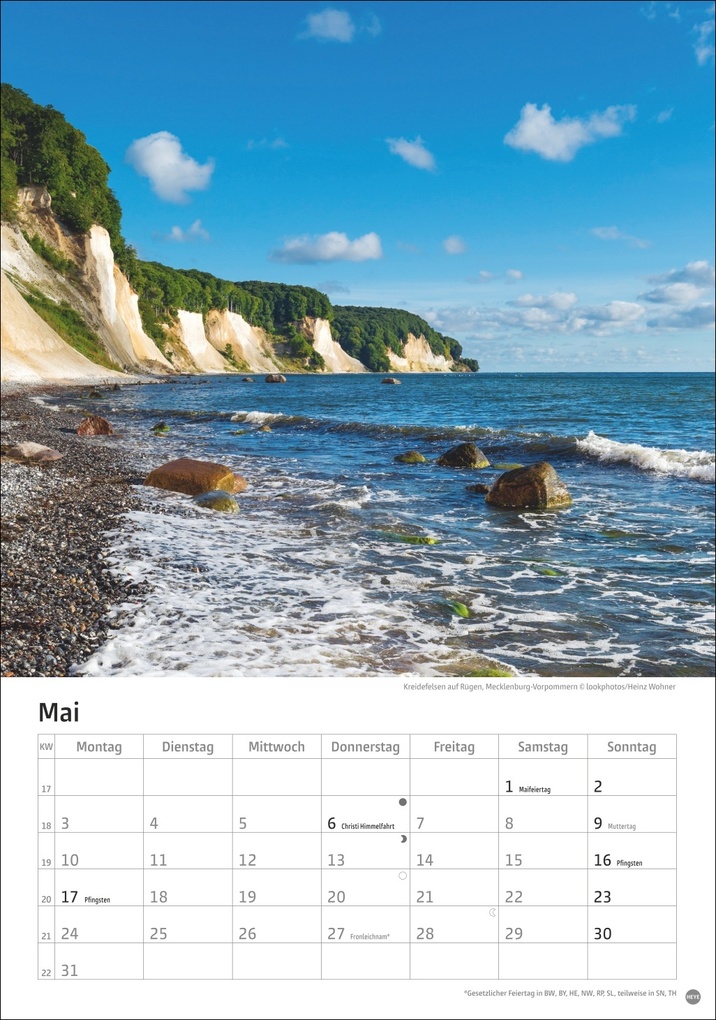 Weitere Ansicht: Deutschlands Küsten Kalender 2027