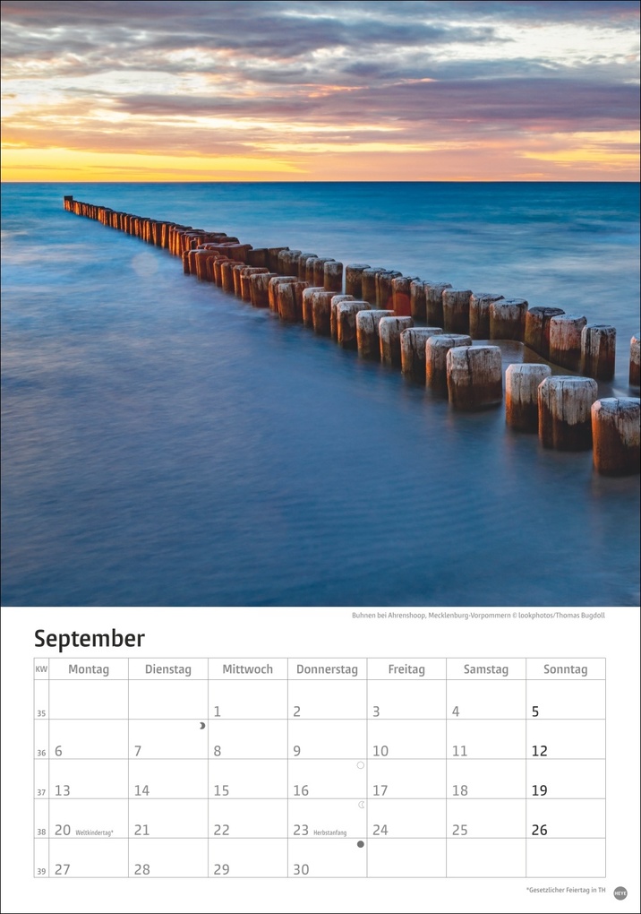Weitere Ansicht: Deutschlands Küsten Kalender 2027