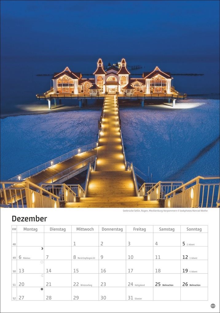 Weitere Ansicht: Deutschlands Küsten Kalender 2027