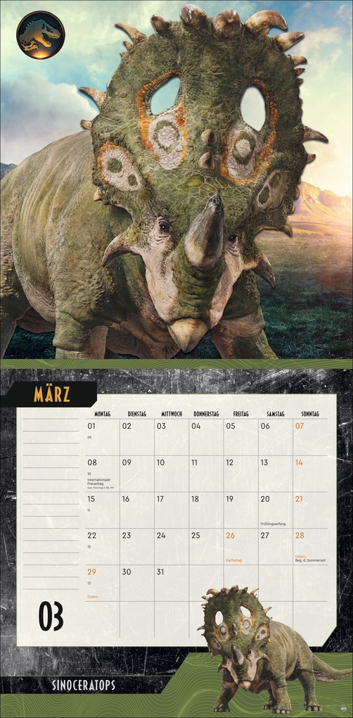 Weitere Ansicht: Jurassic World Broschurkalender 2027